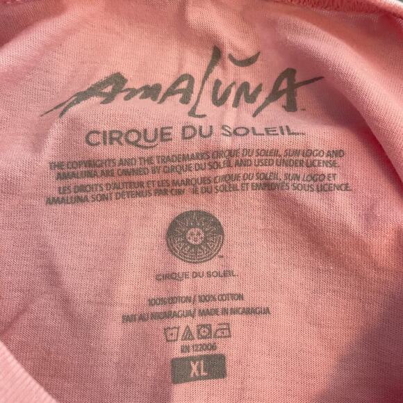 NWT Amaluna Cirque Du Soleil Tee Shirt Womens Small Pink Tempest Circus Y2K - Picture 6 of 11